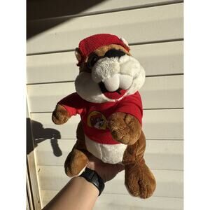 Jaag Buc-ees Beaver Mascot 10” Plush With TShirt Bucky Bucees Stuffed Animal Toy
